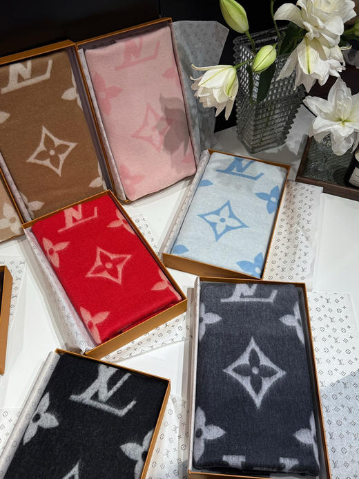 老花羊绒围巾112703 商品图6