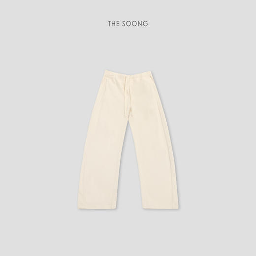 THESOONG|新款女装加绒加厚显瘦松紧中腰休闲卫裤8356 商品图3