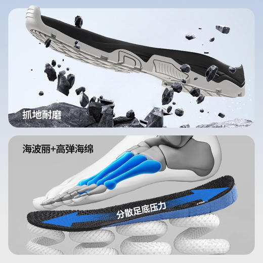 蓝鸥盾劳保鞋男防砸防刺实心MD底四季款欧标4.0凯夫拉科技升级轻便安全鞋 商品图6