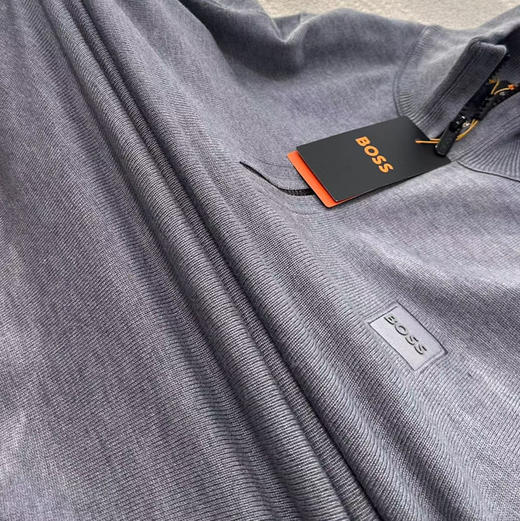 立领拉链针织衫。黑色 灰色 蓝色。自己备注号码颜色 商品图8