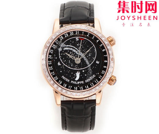 PP百达翡丽星空6104天月款日内瓦苍穹系列 男士腕表 你可想象把星空佩戴在腕上吗？ 商品图0