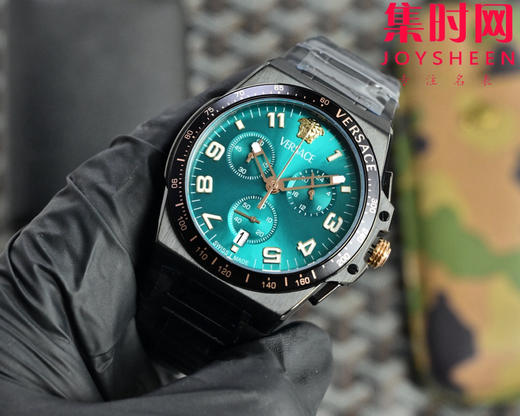 范思哲新款六针计时 多功能男士腕表 采用进口VK计时石英机芯 商品图2