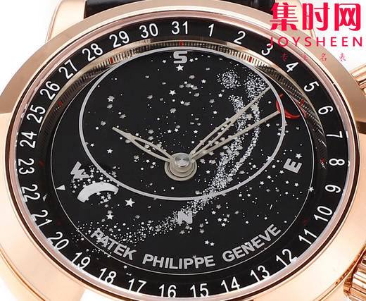 PP百达翡丽星空6102天月款日内瓦苍穹系列 男士腕表 你可想象把星空佩戴在腕上吗？ 商品图5