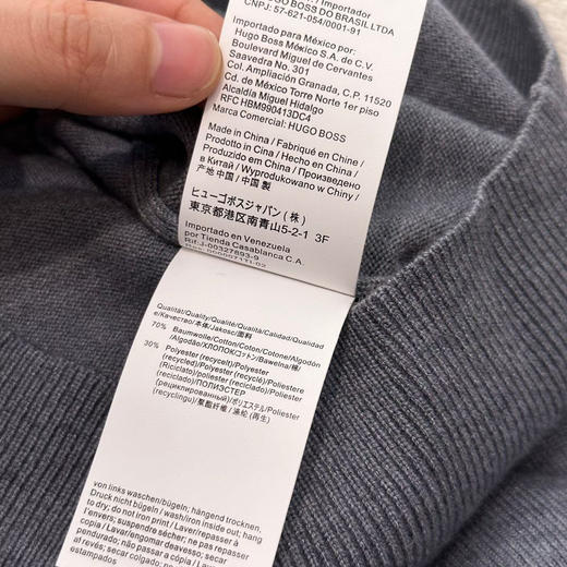 立领拉链针织衫。黑色 灰色 蓝色。自己备注号码颜色 商品图5