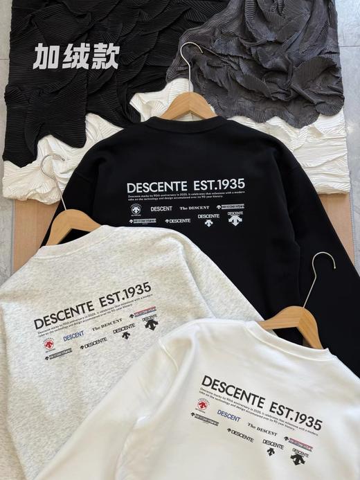 F011838通勤休闲圆领加绒套头亲肤柔软卫衣 商品图1