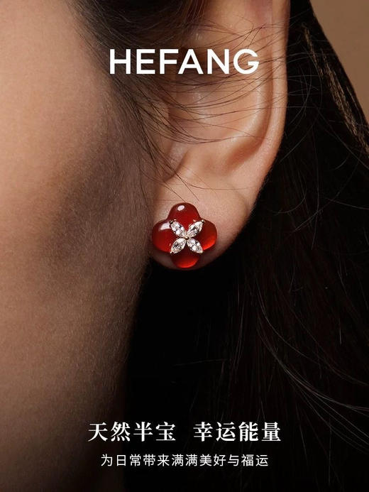 品牌原单柿柿如意项链&耳钉 商品图3