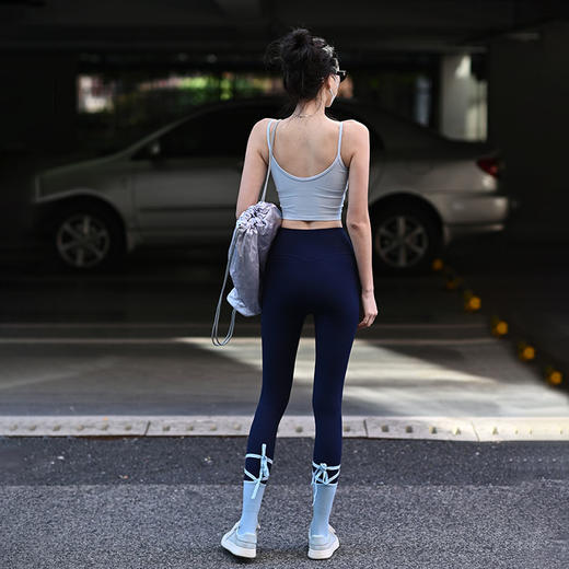 beemen云舒裤 轻薄裸感瑜伽长裤  高腰收腹  腰部巨型大口袋 舒适不勒 显瘦显腿长 商品图4