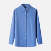 马球刺绣蓝衬衫/精梳棉衬衣｜百搭有型，入春显瘦的秘密武器 商品缩略图4