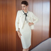 IWY/小香风西装套裙女高级感米白色通勤职业装美容院工作服正装CS2550 商品缩略图3