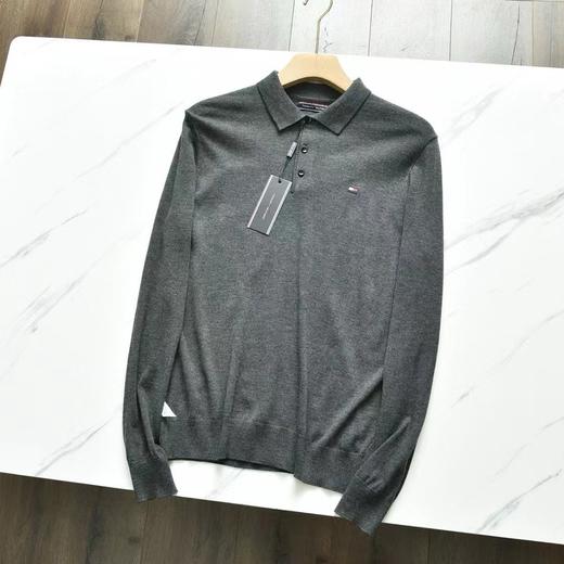 DIN级版本 2026Tommy 汤米官网同款‼️男士翻领羊毛衫毛衣针织衫， 商品图5