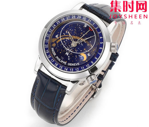 PP百达翡丽星空6102天月款日内瓦苍穹系列 男士腕表 你可想象把星空佩戴在腕上吗？ 商品图1
