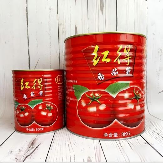 【HGSM】红得番茄酱 3kg   板面冷面调味酱 商品图0