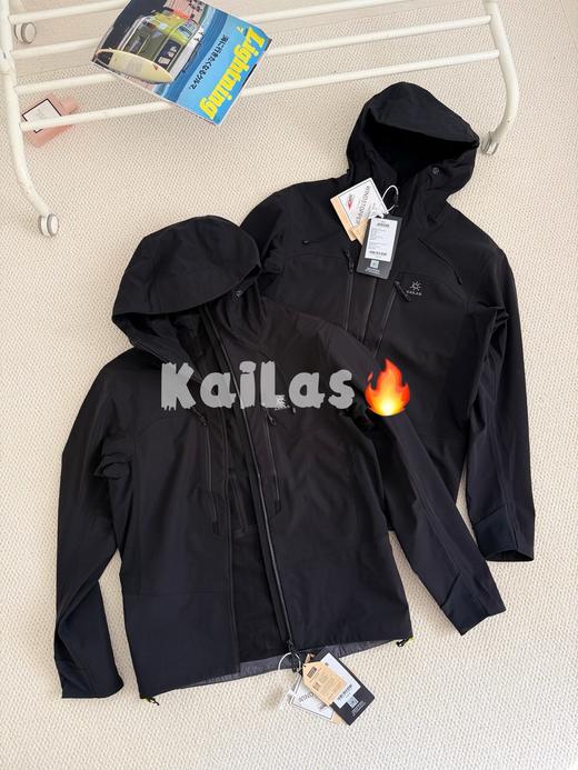 凯乐石SV全身无缝拼接的压胶工艺情侣冲锋软壳衣 商品图1