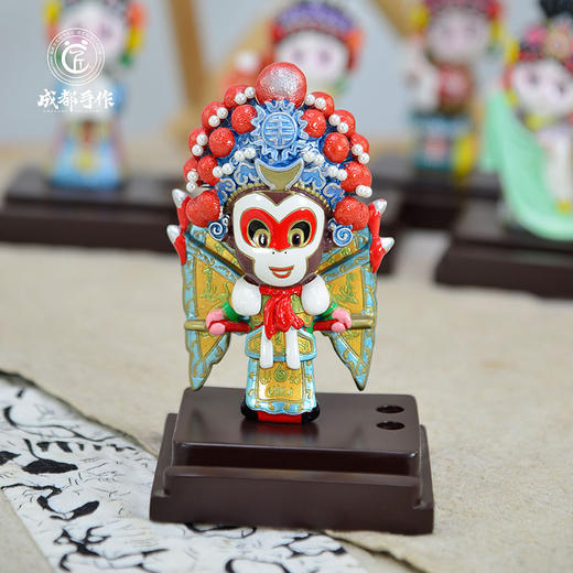 #非遗礼遇季#【成都手作非遗泥塑】手机支架 非遗文创 Q版摆件 特色商务纪念礼品 清仓活动售完即止 商品图9