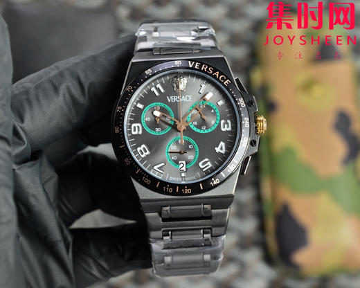 范思哲新款六针计时 多功能男士腕表 采用进口VK计时石英机芯 商品图7