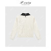 04-2潘依绣丁丁宠粉法式优雅撞色丝绒领针织上衣Q2954 商品缩略图1
