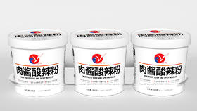 盐百肉酱酸辣粉三连桶