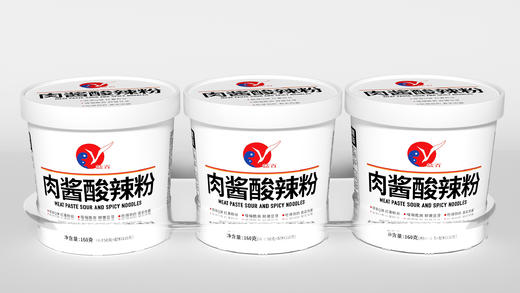 盐百肉酱酸辣粉三连桶 商品图0