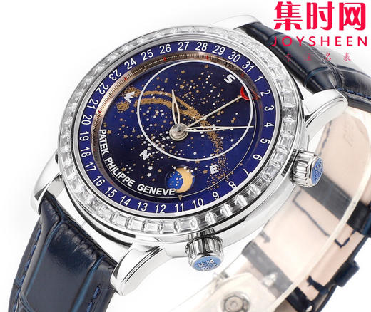 PP百达翡丽星空6104天月款日内瓦苍穹系列 男士腕表 你可想象把星空佩戴在腕上吗？ 商品图1