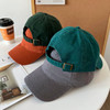 纯色均码水洗棒球帽 复古鸭舌帽 男女遮阳网球防晒帽子（尺码可调节 56-59cm） 商品缩略图3