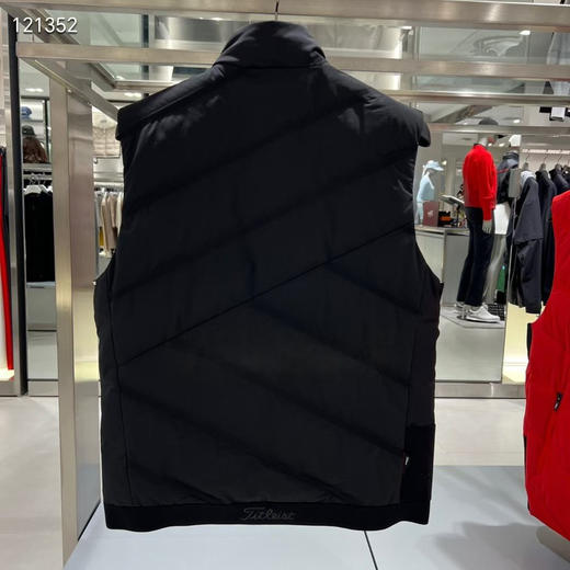 出韩国订单，26新款titleist男装羽绒马甲，春季簿款百搭保暖运动 非常柔软 复杂重工款 90白鸭绒  
浅灰色/黑色
尺码M -XXL 商品图5