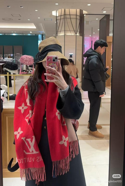 老花羊绒围巾112703 商品图0