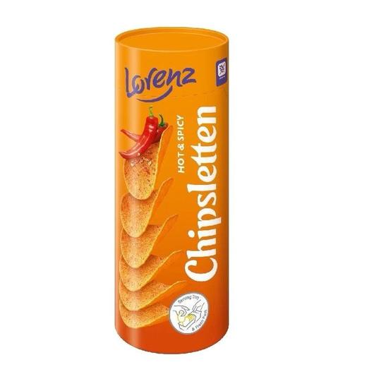 劳仑兹 激脆辣味罐装薯片 100g/桶 商品图0