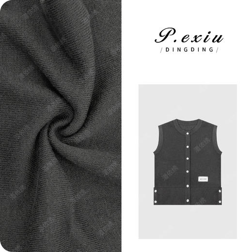 羊-毛百搭减龄感圆领针织马甲 ZZ0776 商品图0