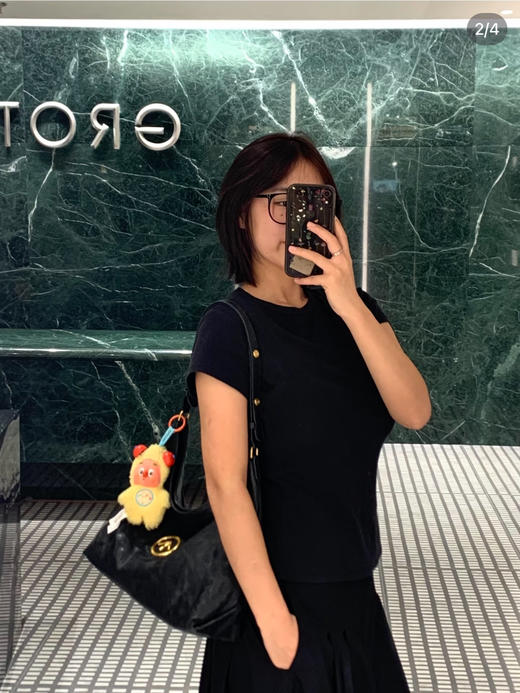 .大号和中号！GROTT*|个乐黑石植鞣绵羊皮hobo包大容量包包  男女同款 商品图3