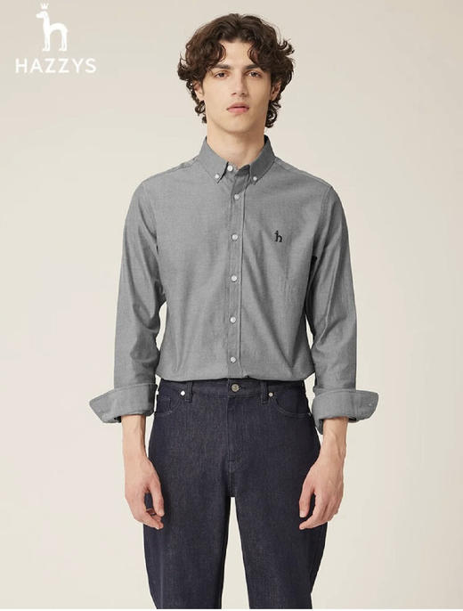 H@ZZYS万能百搭经典款全棉牛津纺衬衫！ 商品图2