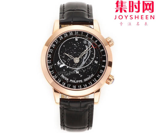 PP百达翡丽星空6102天月款日内瓦苍穹系列 男士腕表 你可想象把星空佩戴在腕上吗？ 商品图0