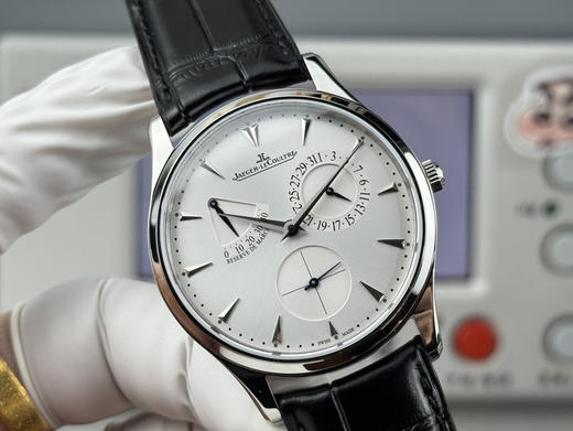 【GF积家小丑】Master Ultra Thin Réserve de Marche超薄大师系列动力储存显示腕表将纯美线条与纤薄的精钢表壳完美融合，并搭载多项精妙的复杂功能❕❕❕ 商品图7