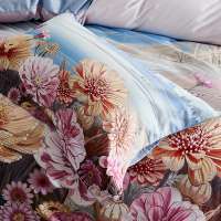 富安娜国绣独幅床单四件\国色系列·云境花语 商品图1