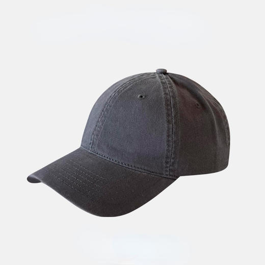 纯色均码水洗棒球帽 复古鸭舌帽 男女遮阳网球防晒帽子（尺码可调节 56-59cm） 商品图4