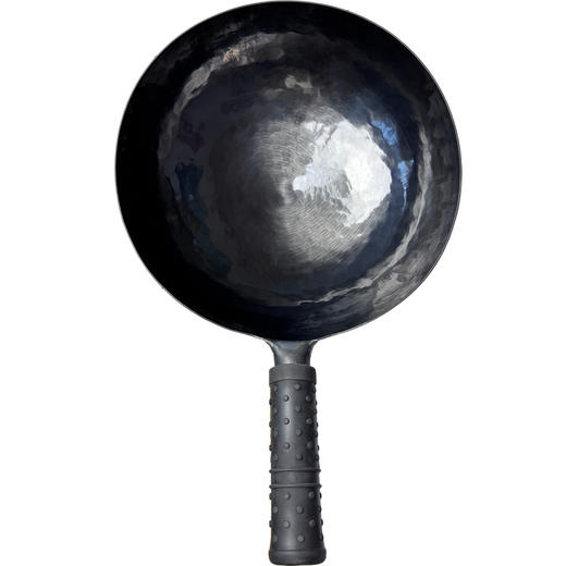 【章丘铁锅第五代传人！热锻手打铁锅】章丘铁锅纯手工大师做无涂层圆底熟铁燃气灶宗师镜面锅 商品图4