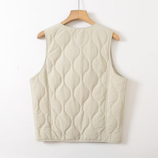 日单外贸 HEAT葫芦型绗缝夹棉防风防水 秋冬男女轻盈薄棉马甲背心 商品图7