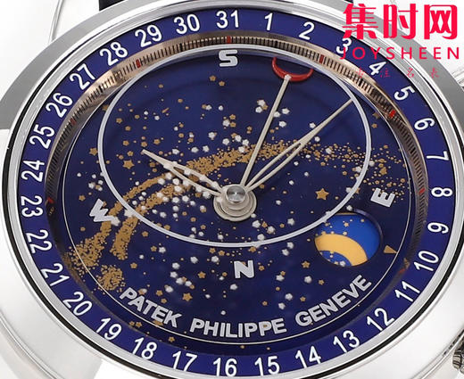 PP百达翡丽星空6102天月款日内瓦苍穹系列 男士腕表 你可想象把星空佩戴在腕上吗？ 商品图4