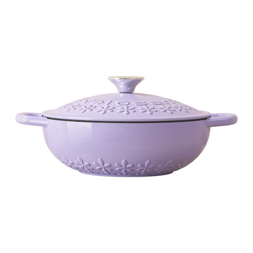 Velosan温仑山太阳花珐琅锅22cm 商品图6