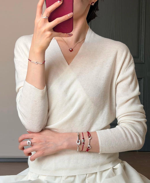 品牌原单柿柿如意项链&耳钉 商品图11