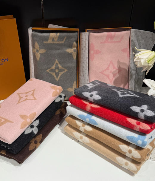 老花羊绒围巾112703 商品图14