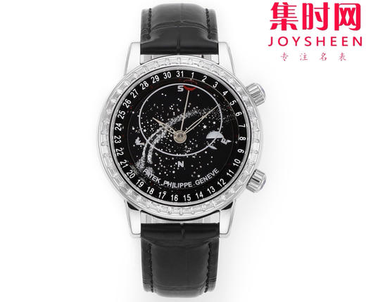 PP百达翡丽星空6104天月款日内瓦苍穹系列 男士腕表 你可想象把星空佩戴在腕上吗？ 商品图0