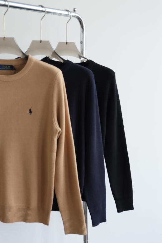 R.L 经典标准版圆领针织衫毛衣 MY152 商品图3