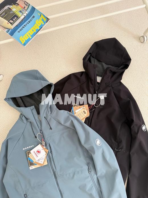 猛犸象Ultimate Comfort男士户外  防泼水弹力春款连帽软壳外套 商品图3