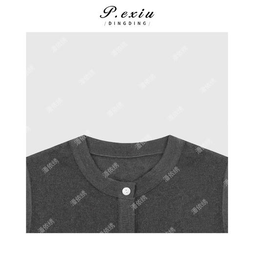 羊-毛百搭减龄感圆领针织马甲 ZZ0776 商品图3