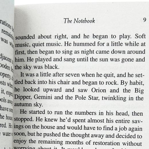 恋恋笔记本 英文原版 The Notebook 恋恋记事本 尼古拉斯 斯帕克斯 Nicholas Sparks 英文版爱情小说 进原版英语书籍 商品图2