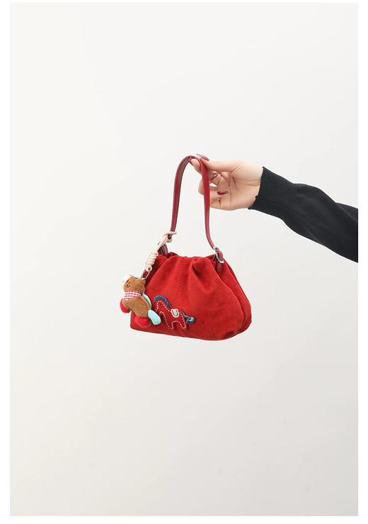 马年超有钱超嗲小马刺绣包钱袋子 商品图4