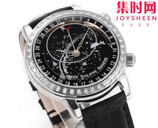 PP百达翡丽星空6104天月款日内瓦苍穹系列 男士腕表 你可想象把星空佩戴在腕上吗？ 商品图5