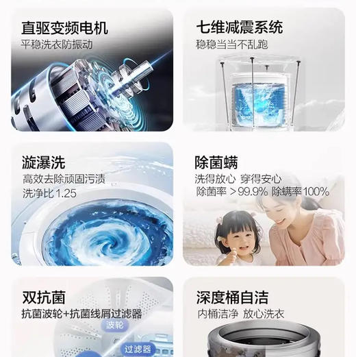 海尔（Haier）洗衣机 XQB120-BZ20C0 商品图10