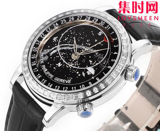 PP百达翡丽星空6104天月款日内瓦苍穹系列 男士腕表 你可想象把星空佩戴在腕上吗？ 商品图2
