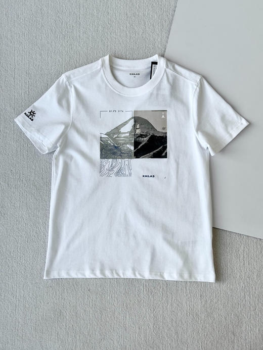原单正品 KAILAS凯乐石 冈仁波齐山棉质短袖T恤，男女同款
颜色：黑色 白色
尺码：m l xl xxl 商品图1